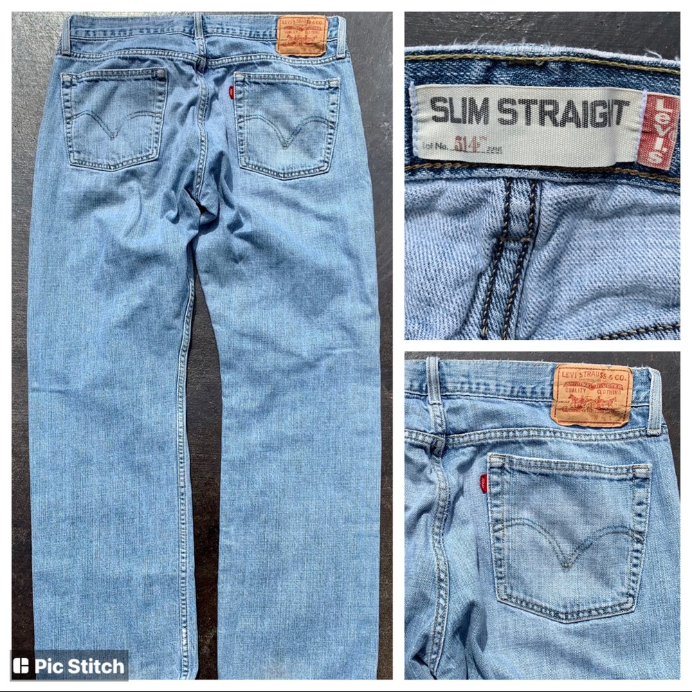 Levi’s 514–Nicely Worn Condition-Slim